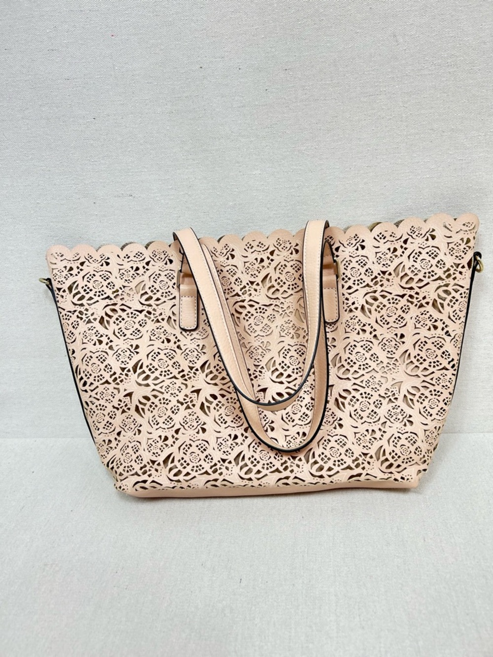ALDO Women's Laser-Cut Tote Bag - Blush